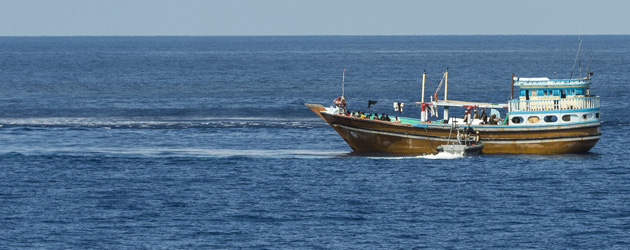 HMCS Regina on guard
