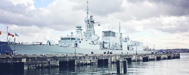 Pit stop for HMCS Calgary