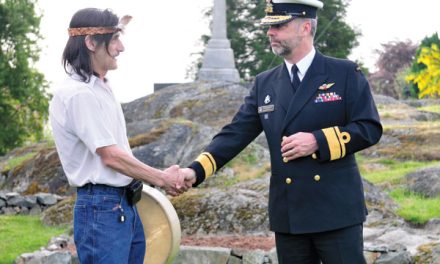 First Nations drummer honoured