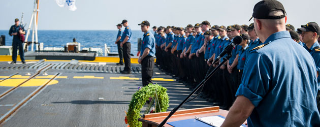 Ceremony at Sea