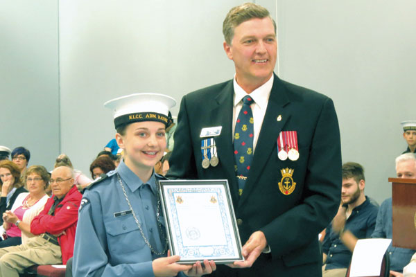 Cadet receives national honour