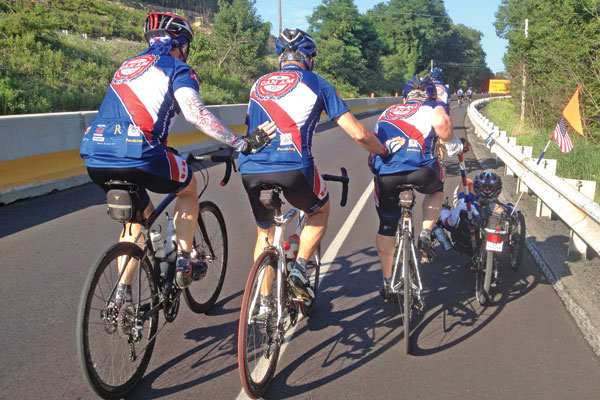 CFB Esquimalt airman rides from Ottawa to Captitol Hill for wounded vets