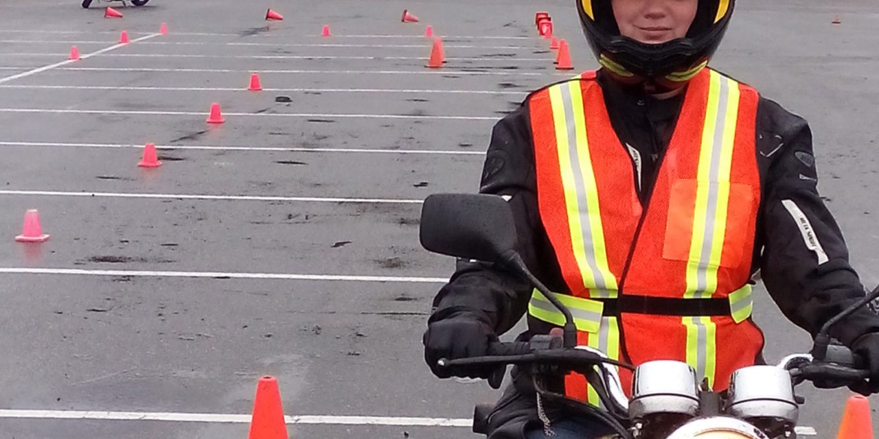 What do space cushions have to do with motorcycle riding?