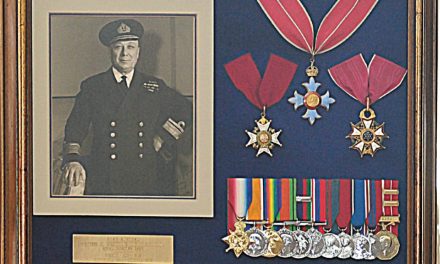 Family medals passed on to MARPAC