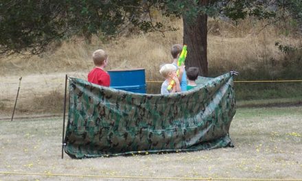 A splash of fun at Fort Rodd Hill