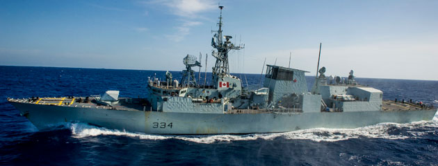 HMCS Regina home stretch