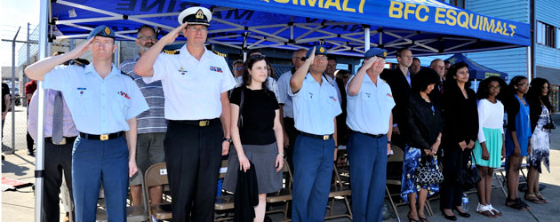 Salute at COC parade