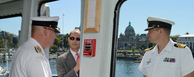 Visiting with royalty