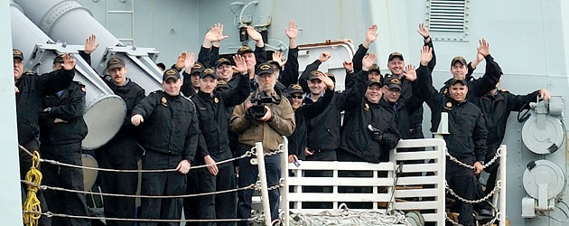 Ready to come ashore