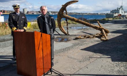 Anchor of historic naval ship found near Halifax harbour