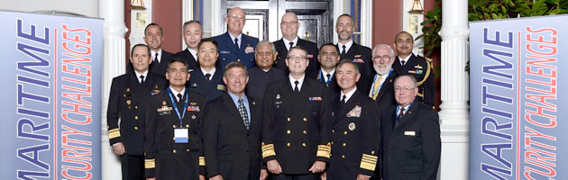 Flag officers, honoured guests