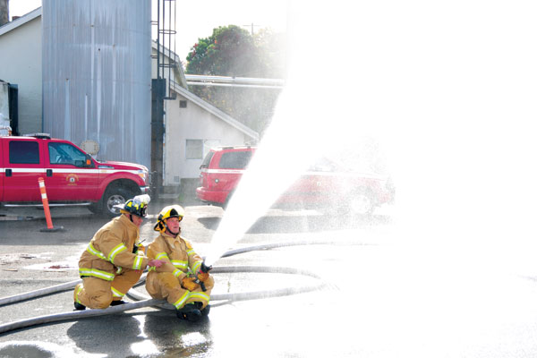 Fireboat demonstrates a unique capability