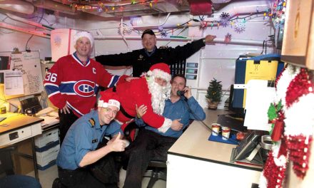 Special Christmas bundle arrives for one sailor