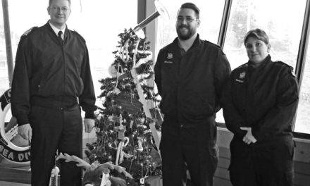 Christmas trees at the Pacific Fleet Club