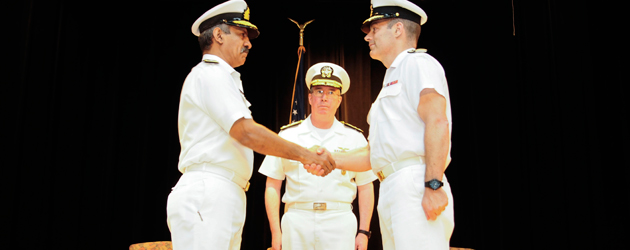 Assuming command of Combined Task Force 150