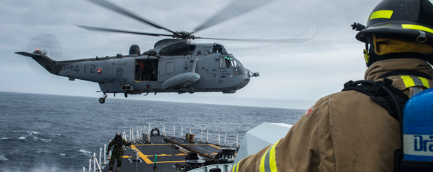 Sea King helicopter in top form