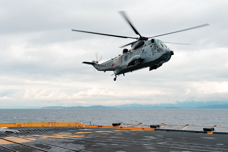 Researchers develop system for safe Sea King landings