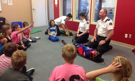 Youth learn to take the helm with first aid