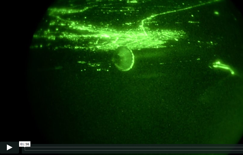 Night mission over Iraq