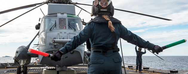 Starting up the Sea King