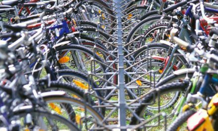 Smoking huts gone, bike shelters in