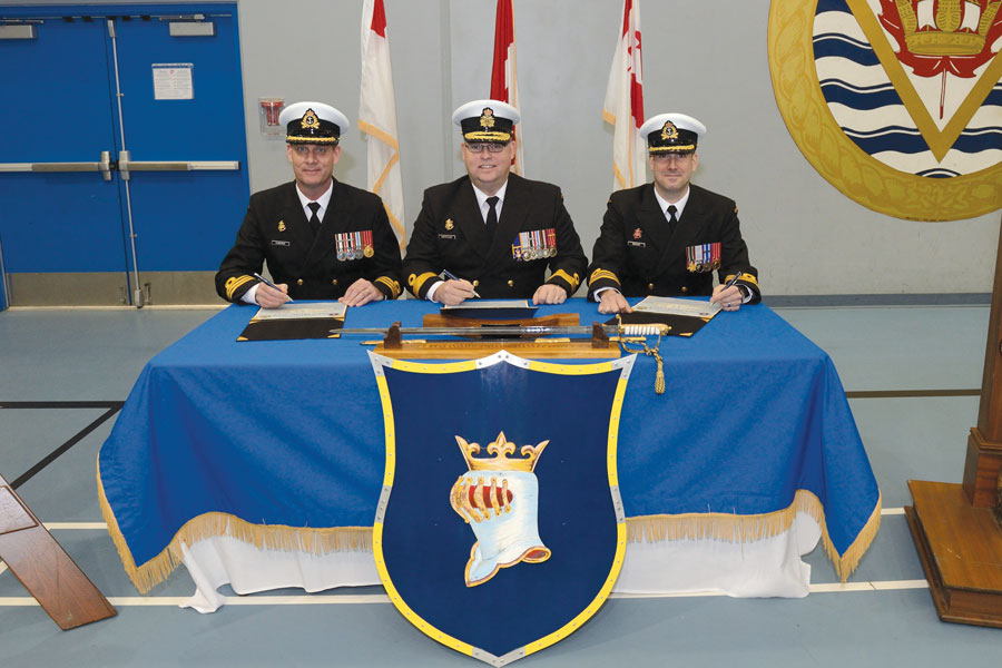 HMCS Protecteur changes leadership one last time