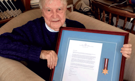 Naval war veteran surprised with Arctic Star Medal