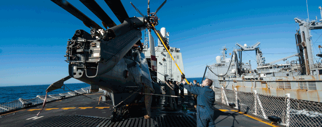 Scrubbing the Sea King