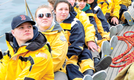 Students Board Oriole for adventure sail