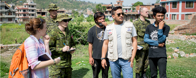 Reconnaissance patrol in Nepal