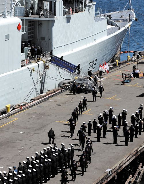 HMCS Algonguin Paid Off