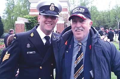 Marching in Holland – a highlight of sailor’s career