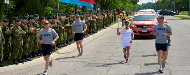 Running with the torch
