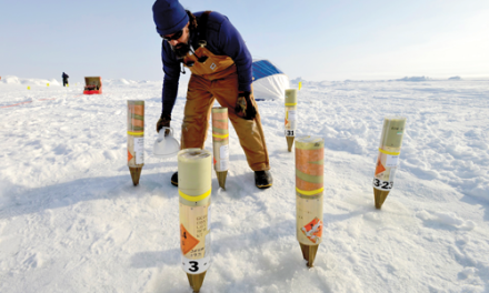 Defence scientists test geobuoys in the Arctic