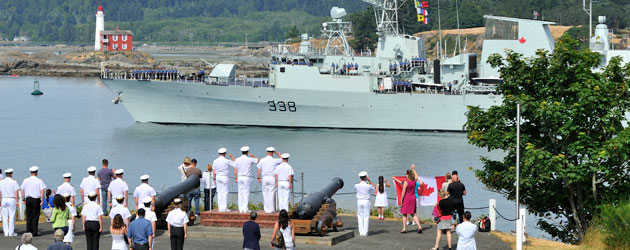 Departing for the Med’