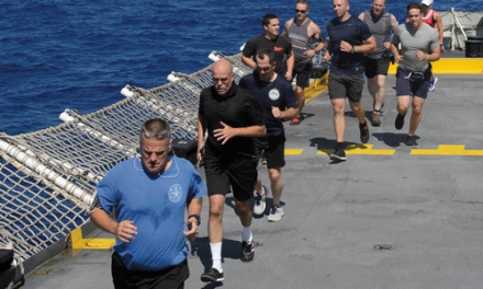 Fitness instructor keeps HMCS Winnipeg crew fit at sea