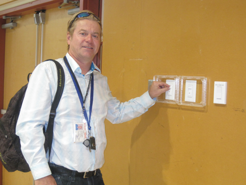 Energy efficient lights brighten activity centre inside and out