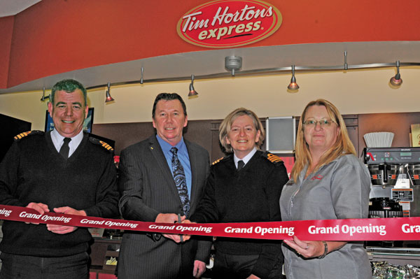Tim Hortons touches down in Belmont Park