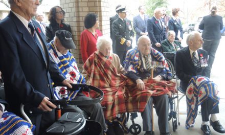 Monument unveiled at veteran’s lodge