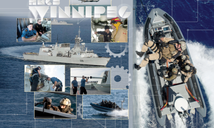 Sixteen naval reservists deploy on board HMCS Winnipeg