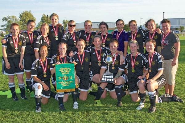 A treble of firsts for women’s soccer team
