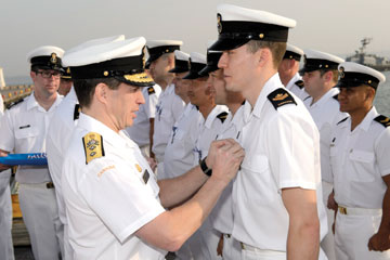 Winnipeg’s crew receives NATO Medal
