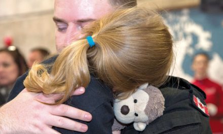 Teary farewells as HMCS Fredericton deploys to the Mediterranean Sea