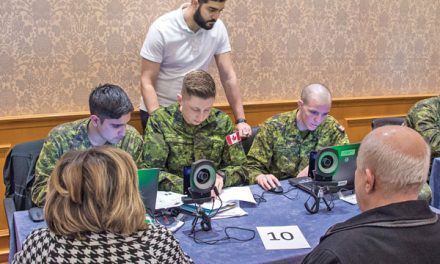 Army reservists welcome refugees