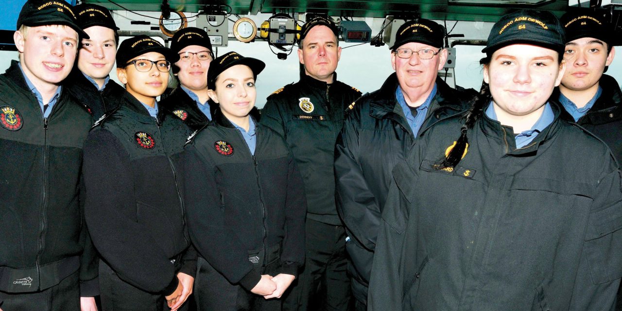 Tomorrow’s sailors sail today – cadets in HMCS Whitehorse