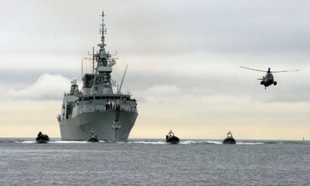 HMCS Vancouver heads south