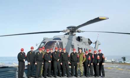 Sea Training Pacific onboard for Montreal CH-148 Cyclone program