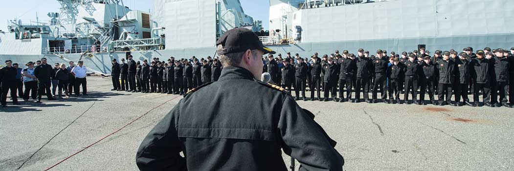 Sea cadets set sail in HMCS Ottawa
