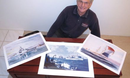 Water colours up for grabs at garage sale