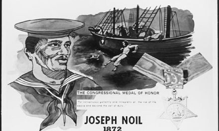 CENTURY OLD ERROR RIGHTED FOR HIGHLY DECORATED SAILOR